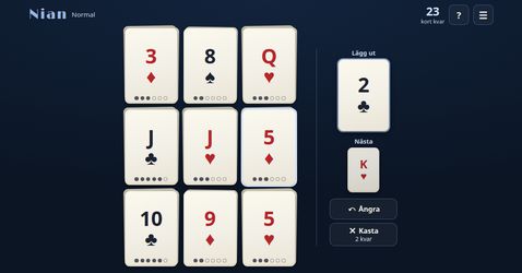 Nian – nine-pile solitaire
